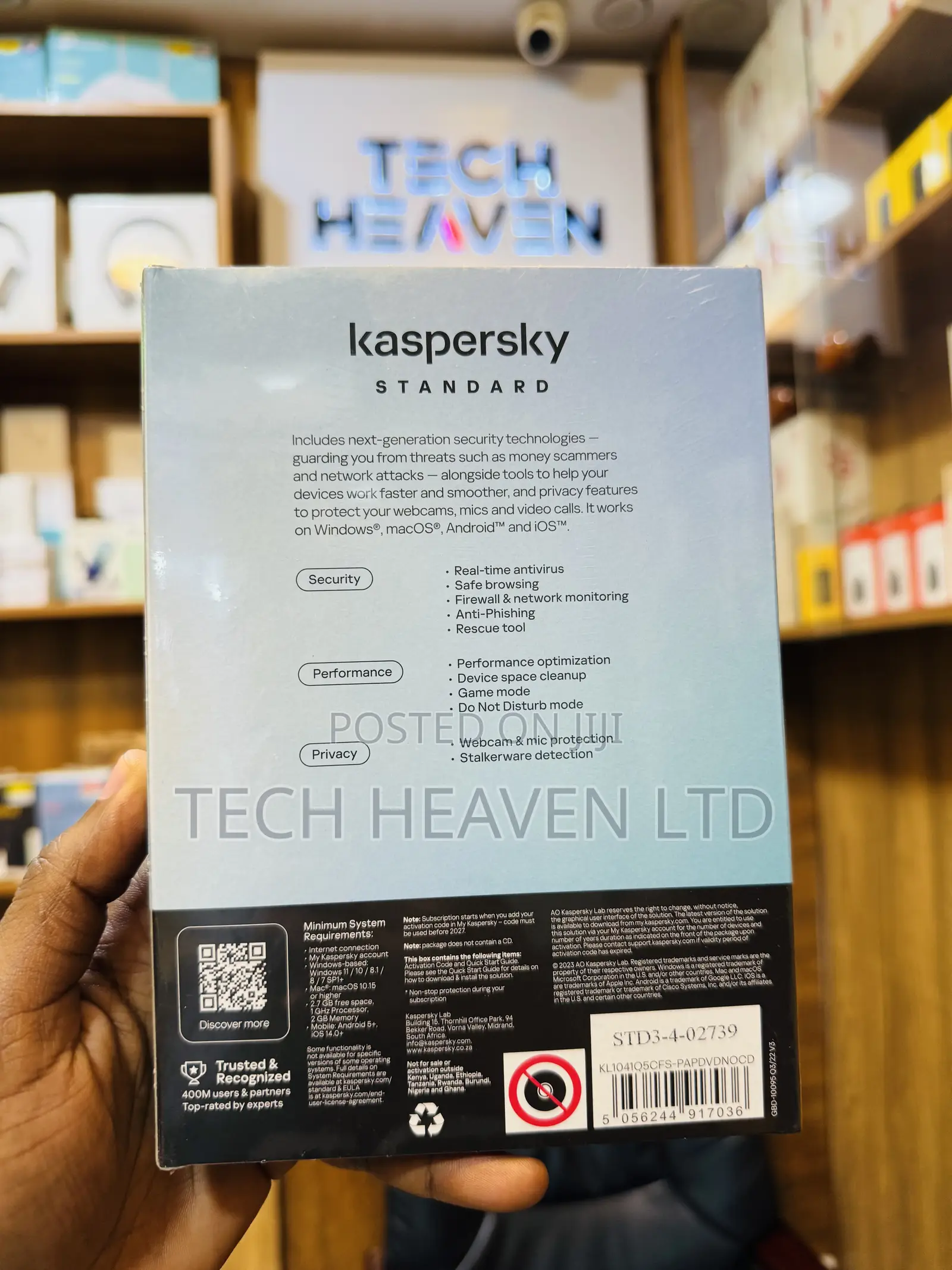 Kaspersky Standard 3 Users (3 Devices, 1 Year)