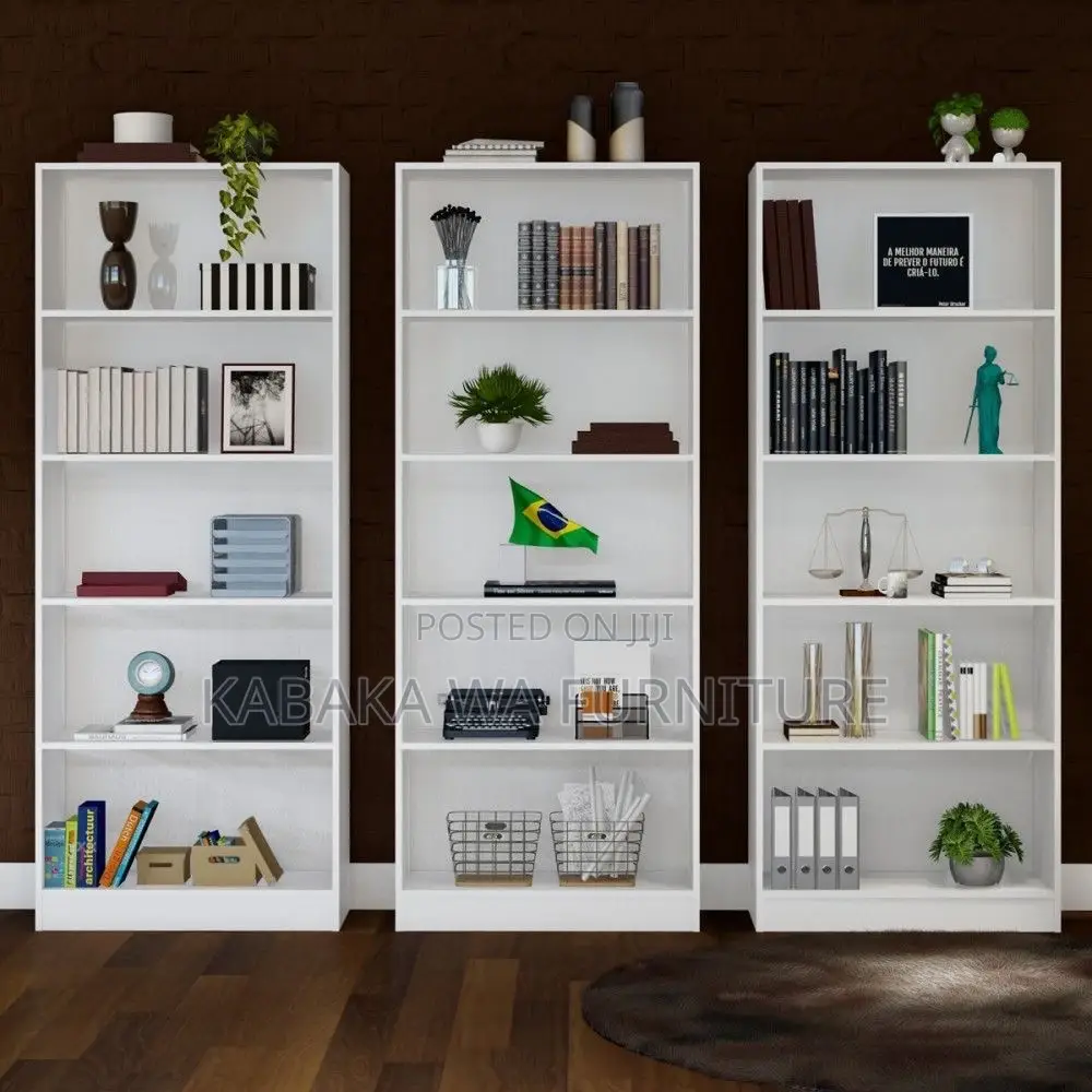 Modern Book Shelves - Elegant Wooden Storage Shelves for Home Books Sh