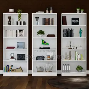 Modern Book Shelves - Elegant Wooden Storage Shelves for Home Books Sh