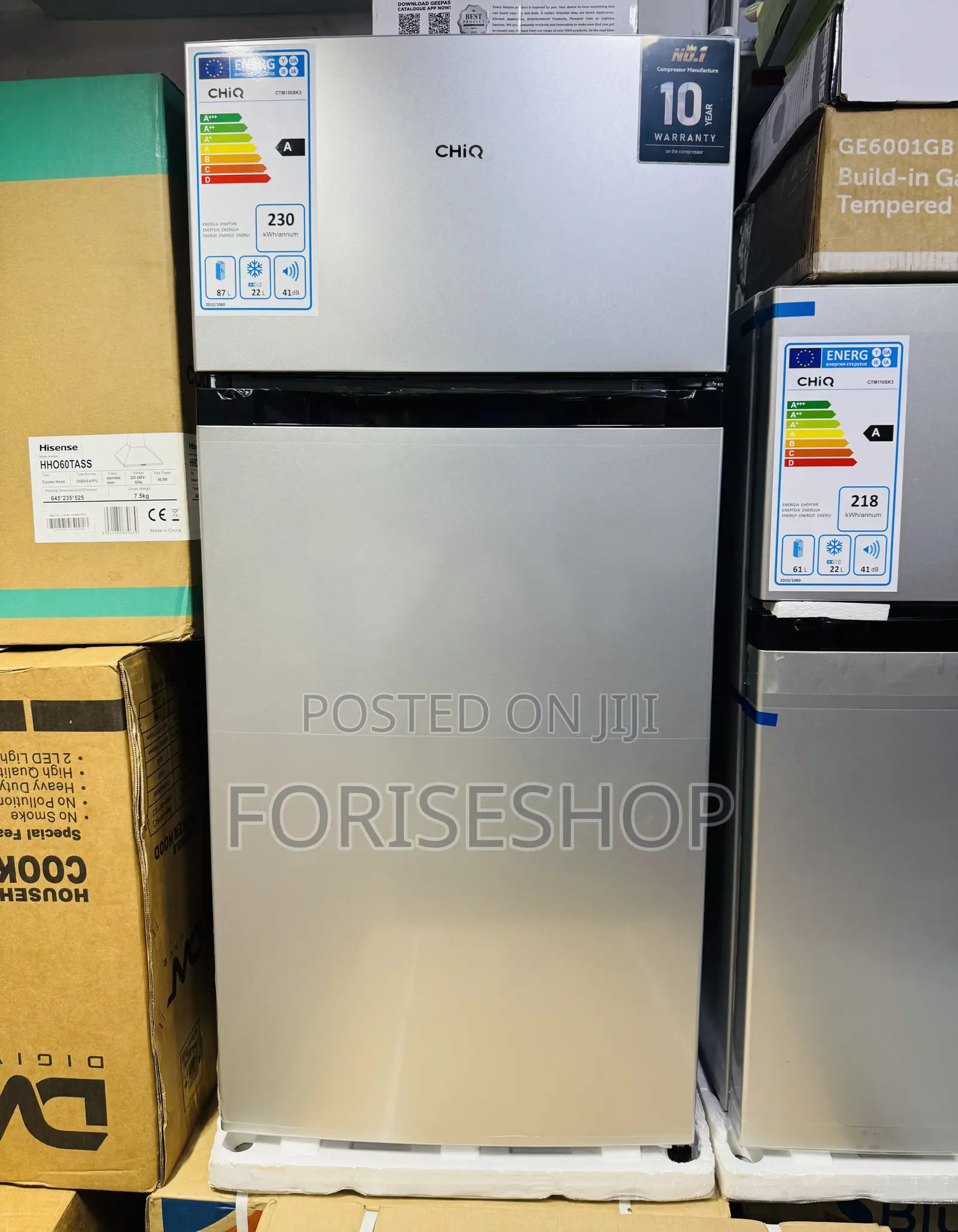 Chiq 150 Litres Fridge Double Door