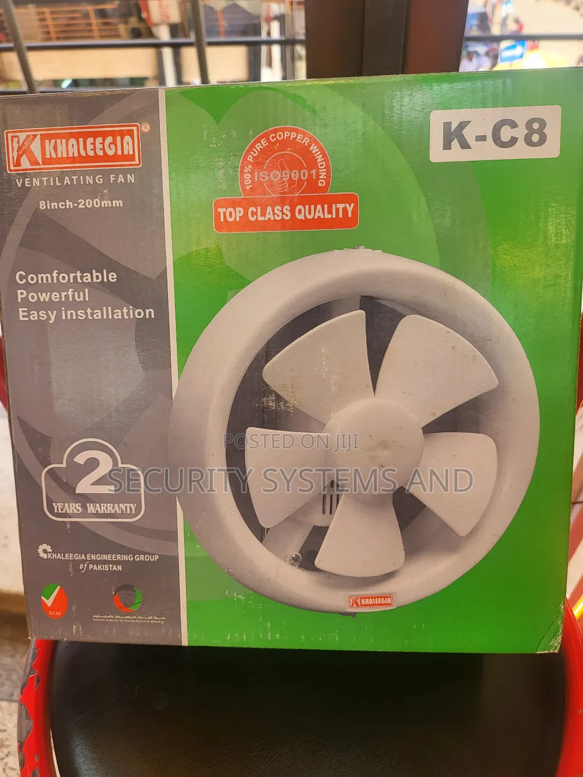 Ventilating Fan Extractor 8 Inches - Easy Installation