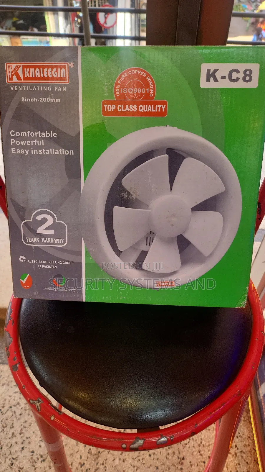 Ventilating Fan Extractor 8 Inches - Easy Installation