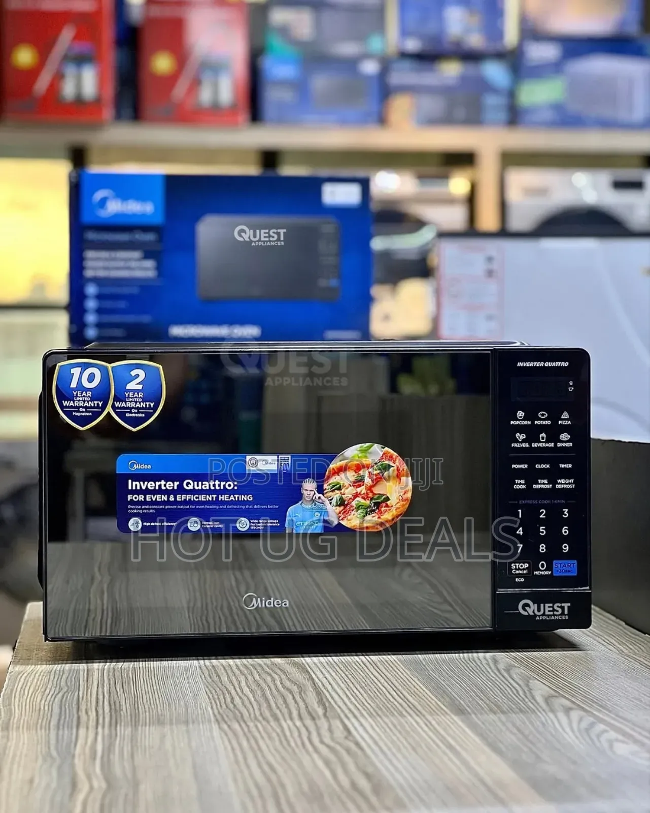 Midea 20l Digtal Microwave Oven, 5 Power Levels, Inverter Technology