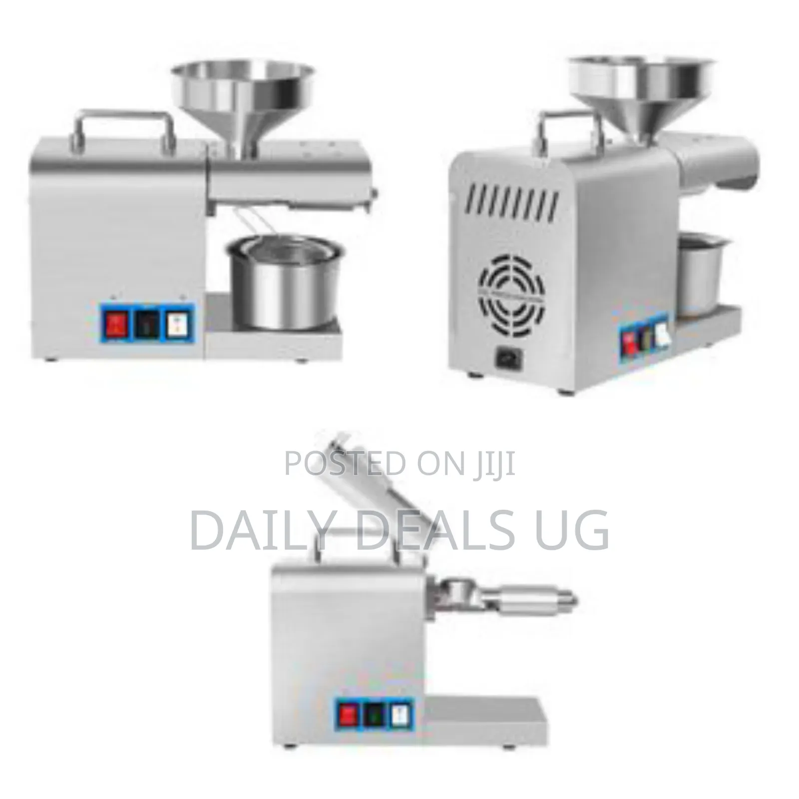 Automatic Oil Press Machine - Silver
