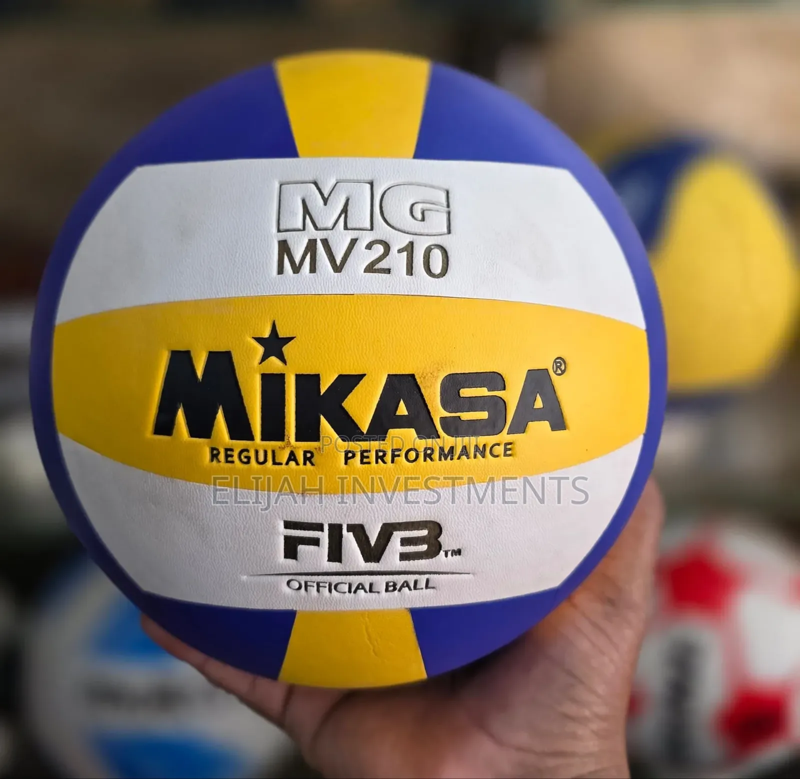 Mikasa Mv210 Premium Synthetic Volleyball.