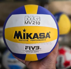 Mikasa Mv210 Premium Synthetic Volleyball.