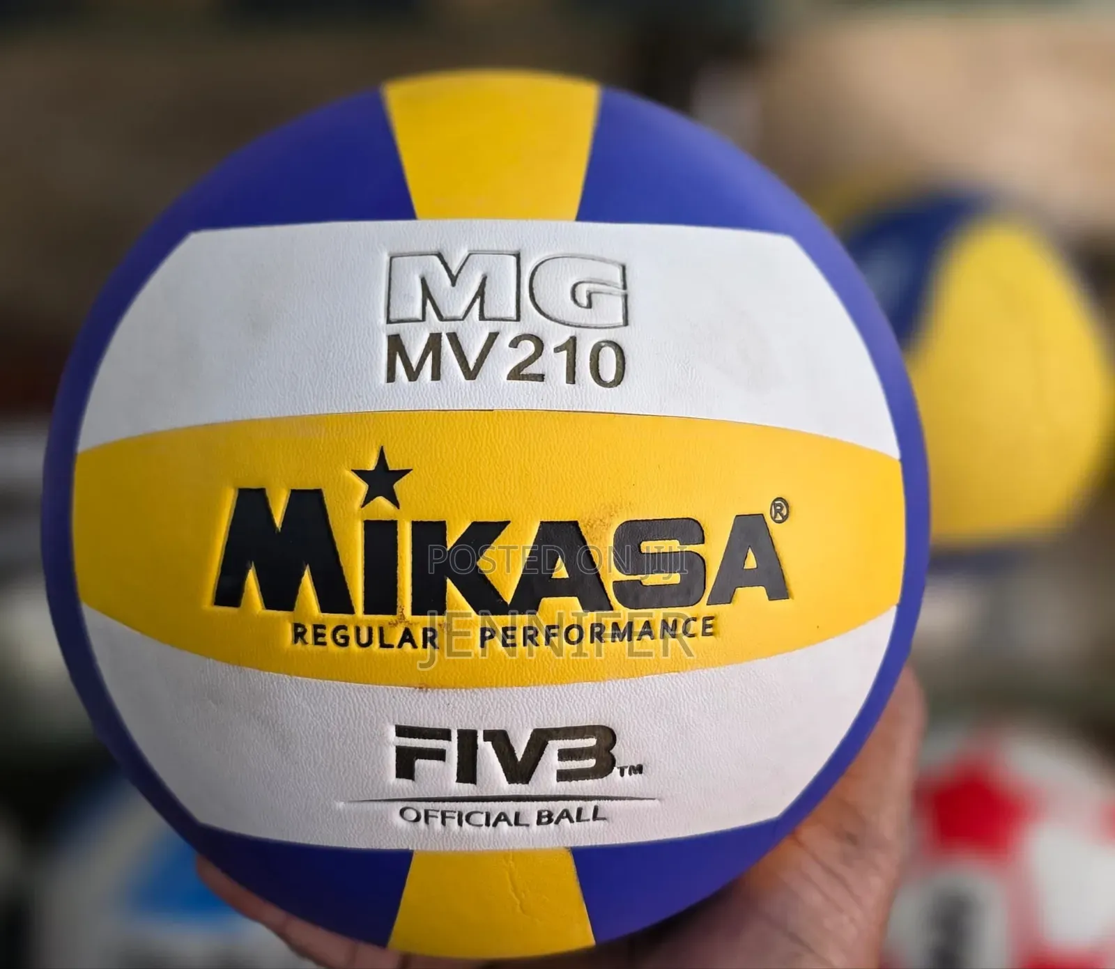 Mikasa Mv210 Premium Synthetic Volleyball.
