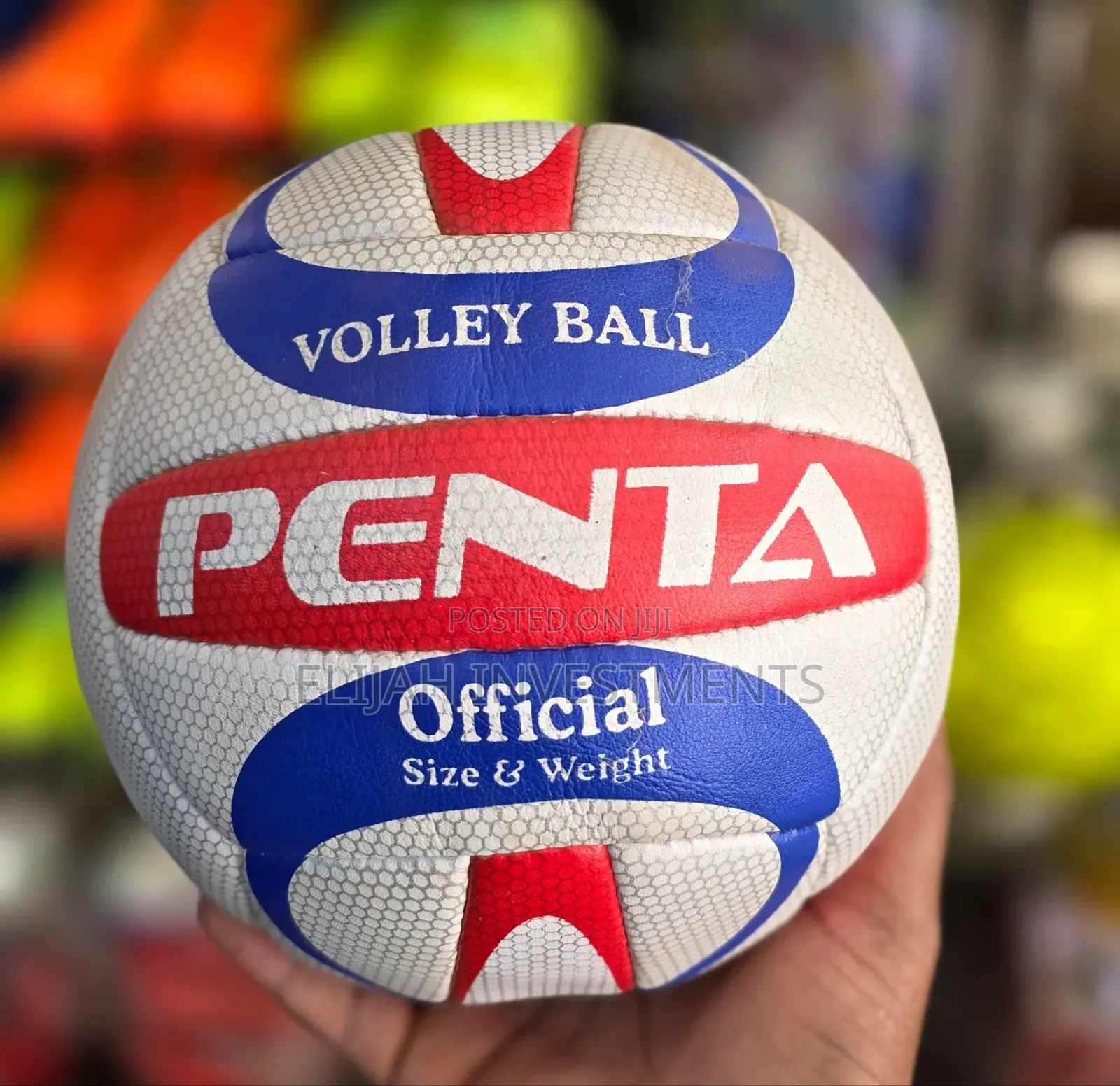 Penta Volleyball, an Official Size and Weight Ball.