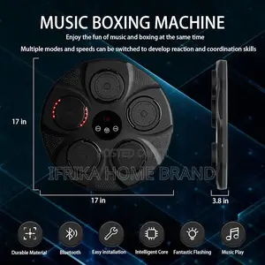 Music Boxing Machine, Smart Bluetooth Wall-Mounted Punching Trainer