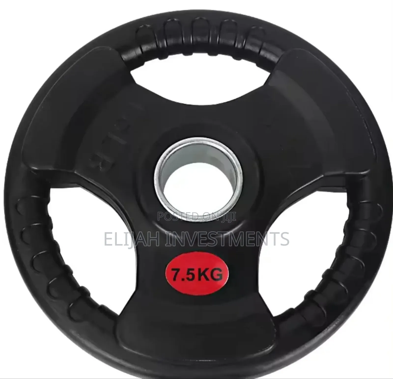 7.5 Kg (16 Lb) Rubber-Coated Olympic Weight Plate