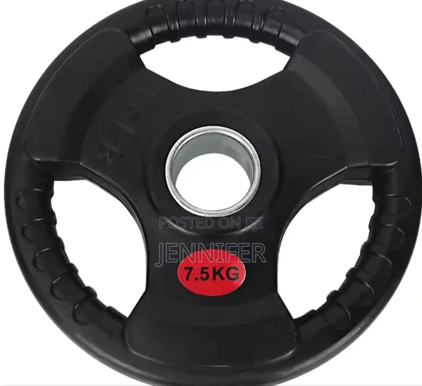 7.5 Kg (16 Lb) Rubber-Coated Olympic Weight Plate