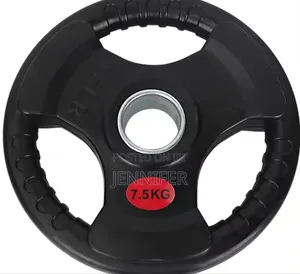 7.5 Kg (16 Lb) Rubber-Coated Olympic Weight Plate