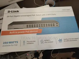 Dlink 24 Port Poe Gigabit Switch Unmanaged