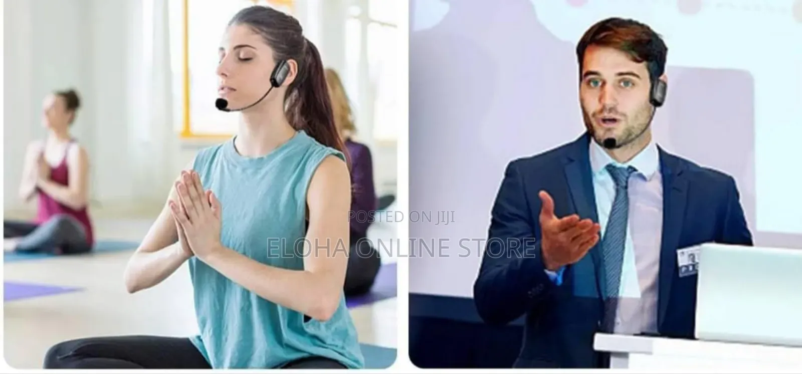 Rechargeable Wireless Headset Microphone