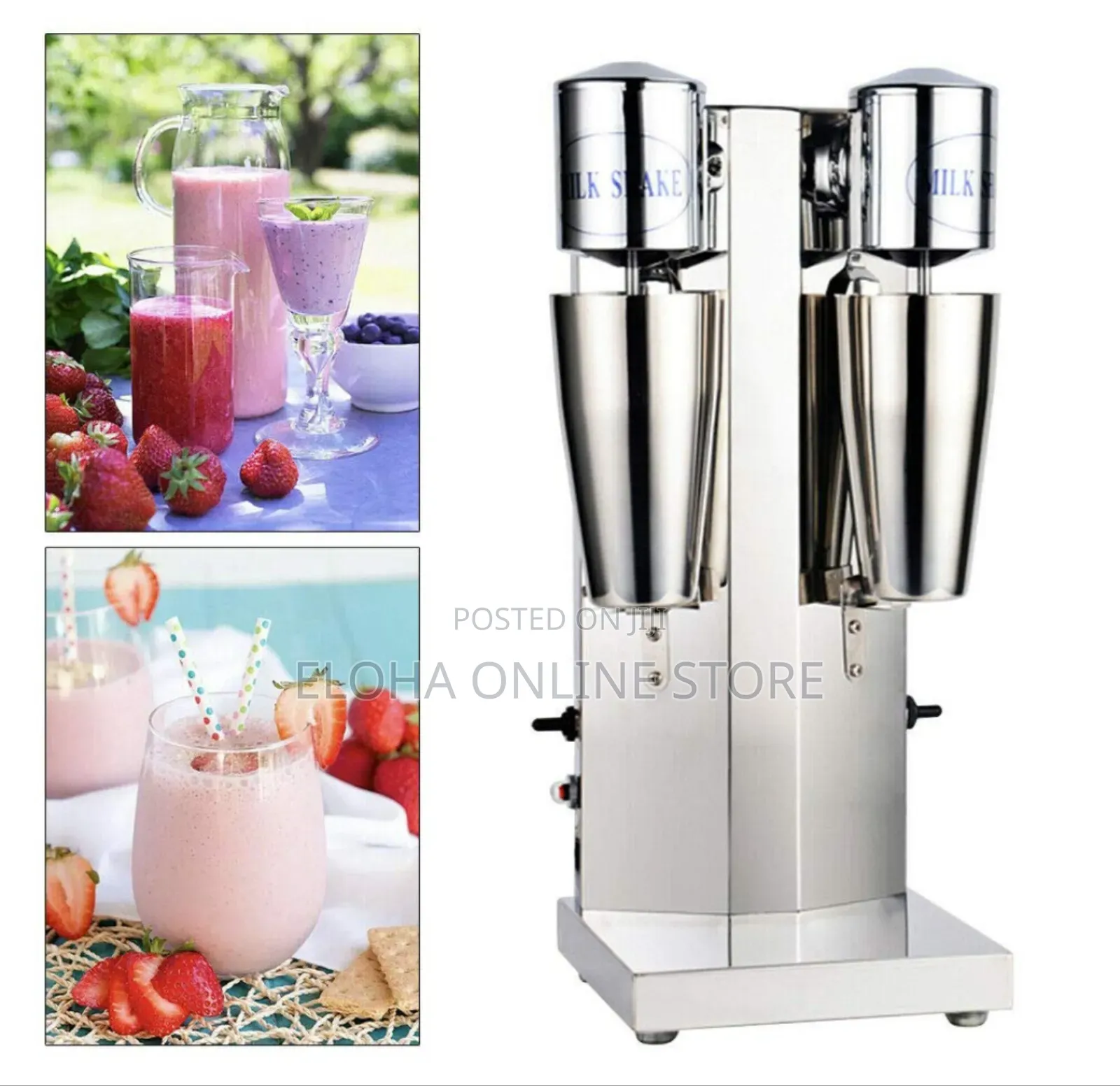 Double Head Commercial Electric Milkshake Maker