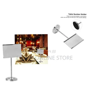 Stainless Steel Table Number Holder