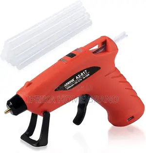 Rechargeable Cordless Hot Melt Glue Gun. Battery Powered