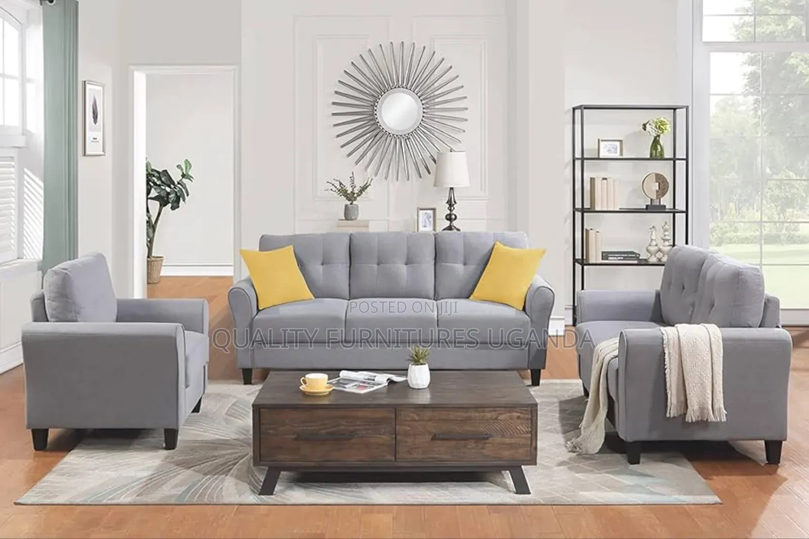 6 Seater Full Sofa Set/Luxury Furniture