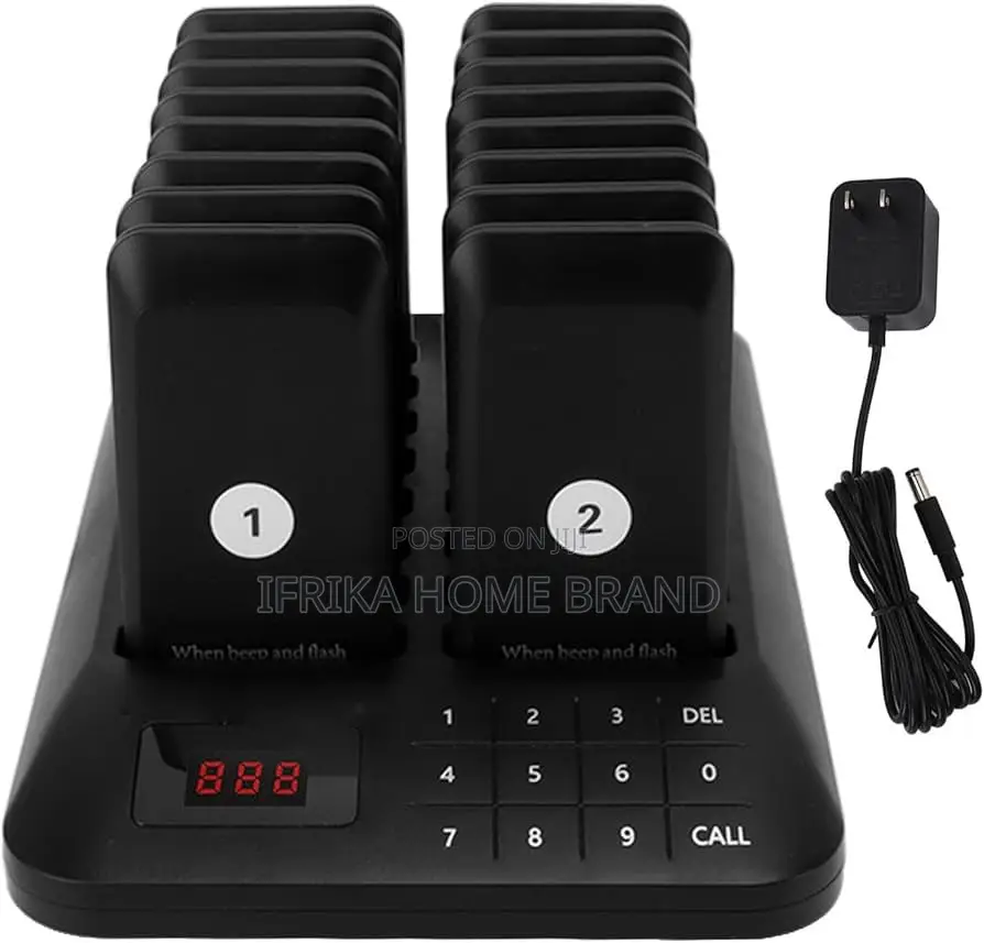 Restaurant Pager System With 16 Receivers