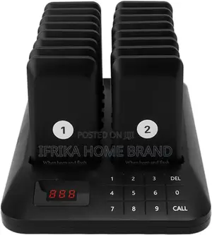 Restaurant Pager System With 16 Receivers