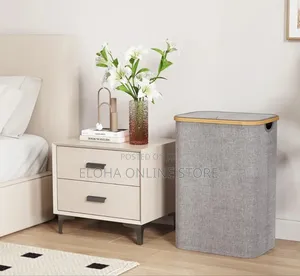 Bamboo Laundry Hamper Basket With Lid
