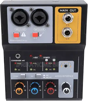 2-Channel Usb Audio Interface Mixer Recording Mixer Console
