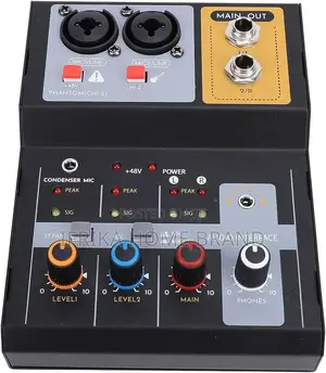 2-Channel Usb Audio Interface Mixer Recording Mixer Console