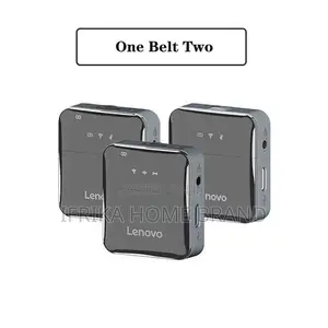 Lenovo Mc550 Wireless Clip Microphone Dual Transmitters,