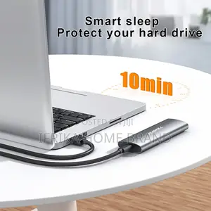 Portable External SSD Hard Drive, Silver, M.2 Type C,