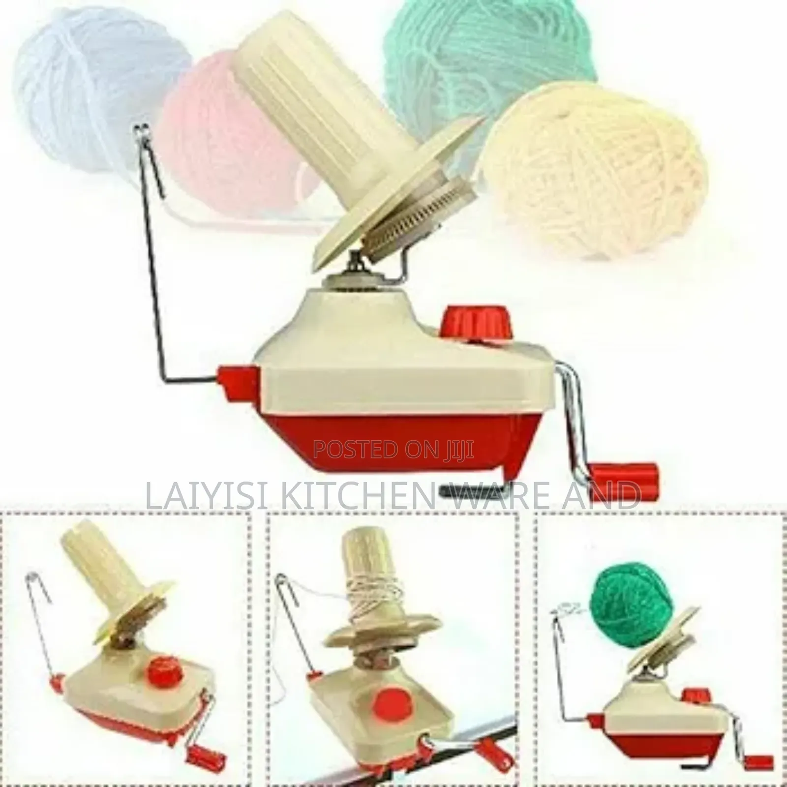 Hand Operated Yarn String Winder Thread Fiber Wool Swift Knit Machine