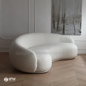 3 Seater White Sofa Seat