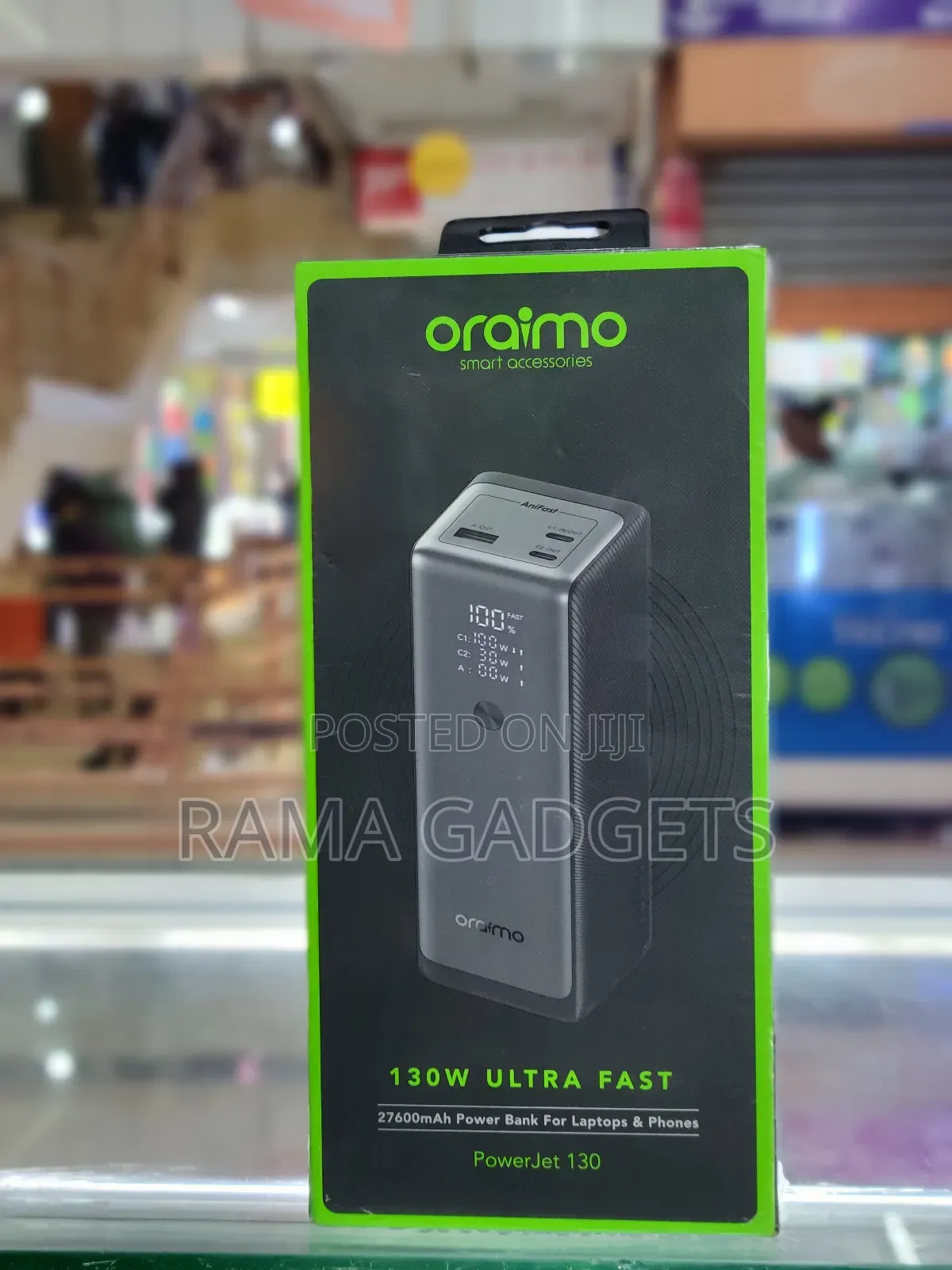 Oraimo Powerjet 130 27600mah Power Bank.