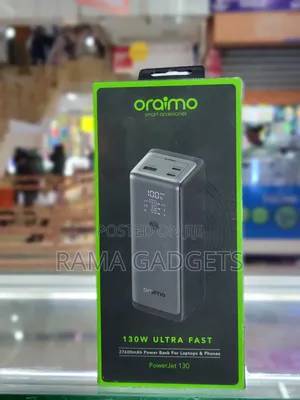 Oraimo Powerjet 130 27600mah Power Bank.