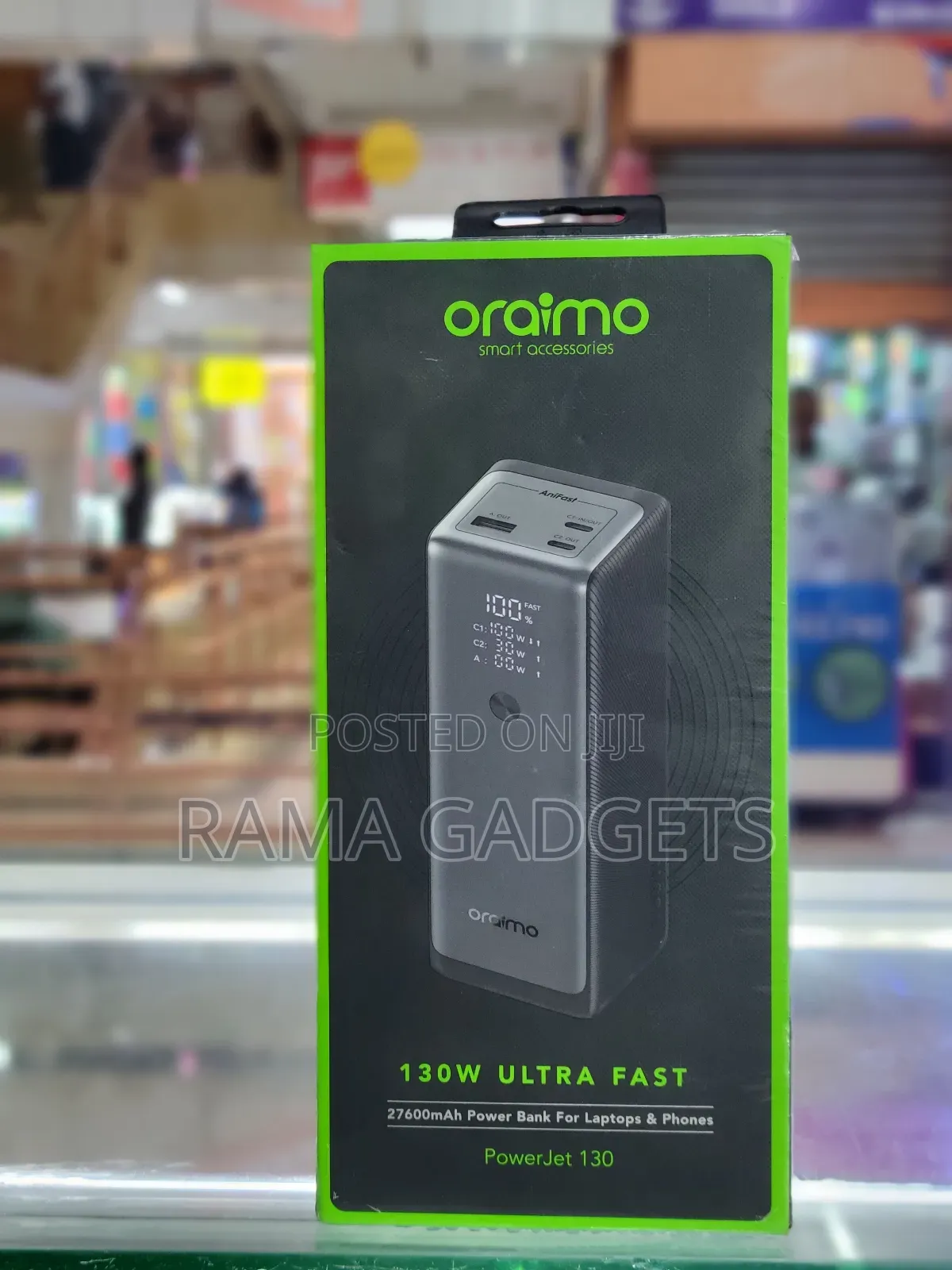 Oraimo Powerjet 130 27600mah Power Bank.