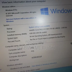 Laptop Fujitsu Lifebook A531 4GB Intel Core I3 HDD 320GB