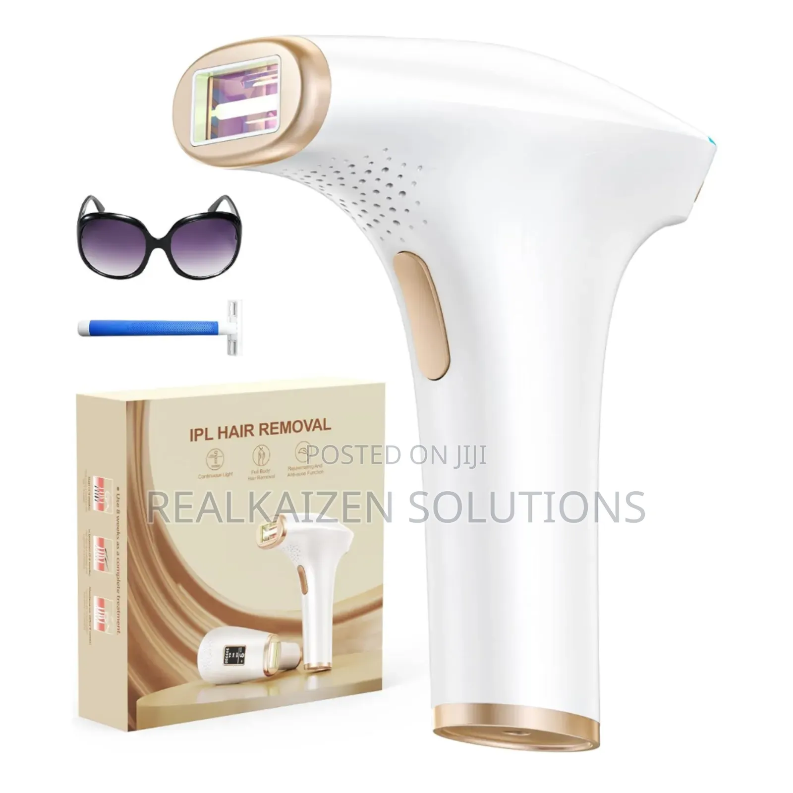 Ipl Device Painless Hair Removal Laser With 9 Energy Levels Smooth