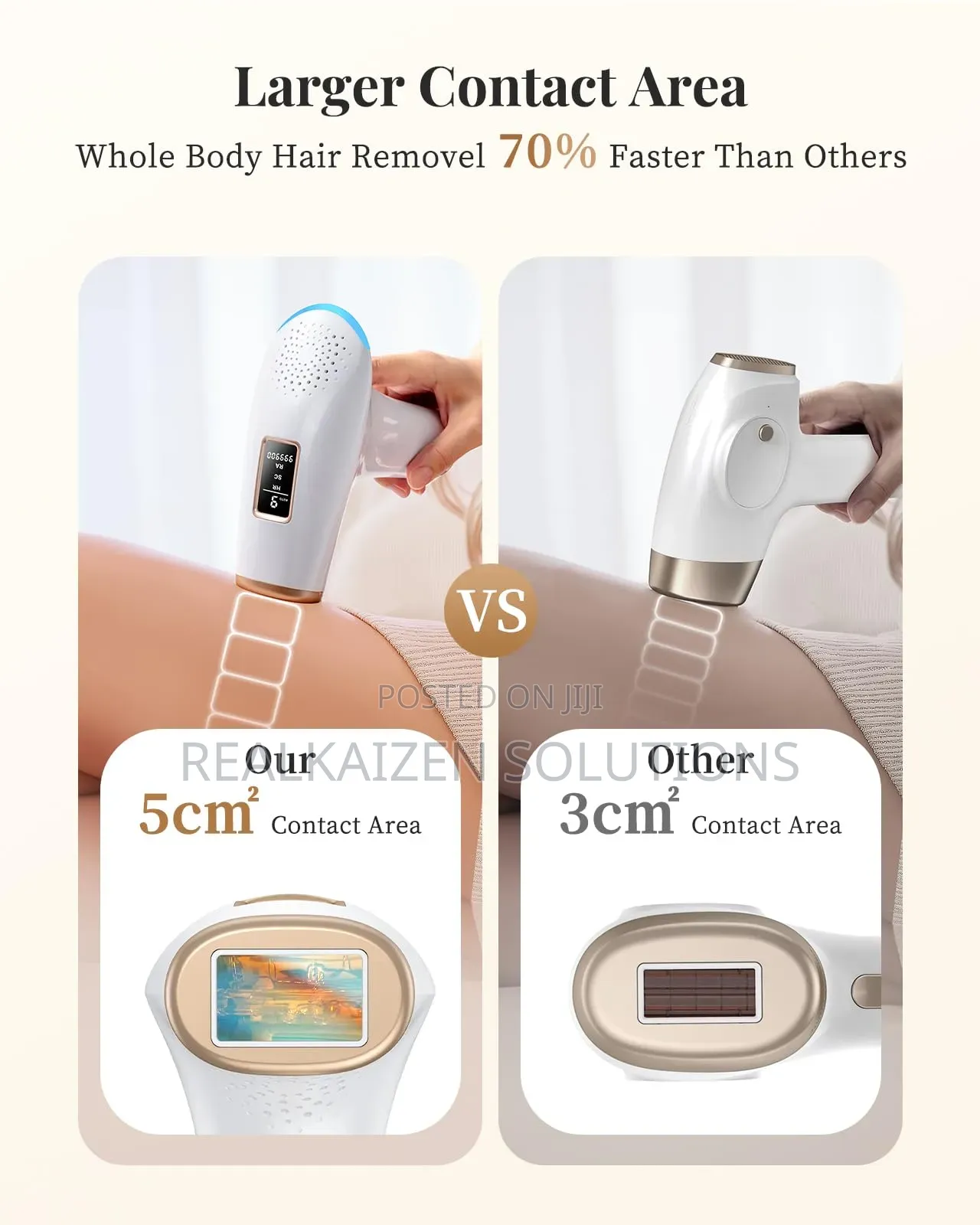 Ipl Device Painless Hair Removal Laser With 9 Energy Levels Smooth