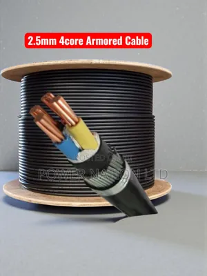 2.5mm Total 4core Pure Copper Armored Underground Cable