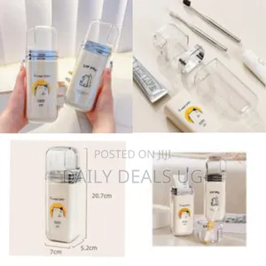 Portable Travel Toothbrush and Toiletry Holder Set (Two-in-One Design)