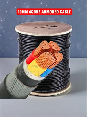 10mm Total 4core Pure Copper Armored Underground Cable