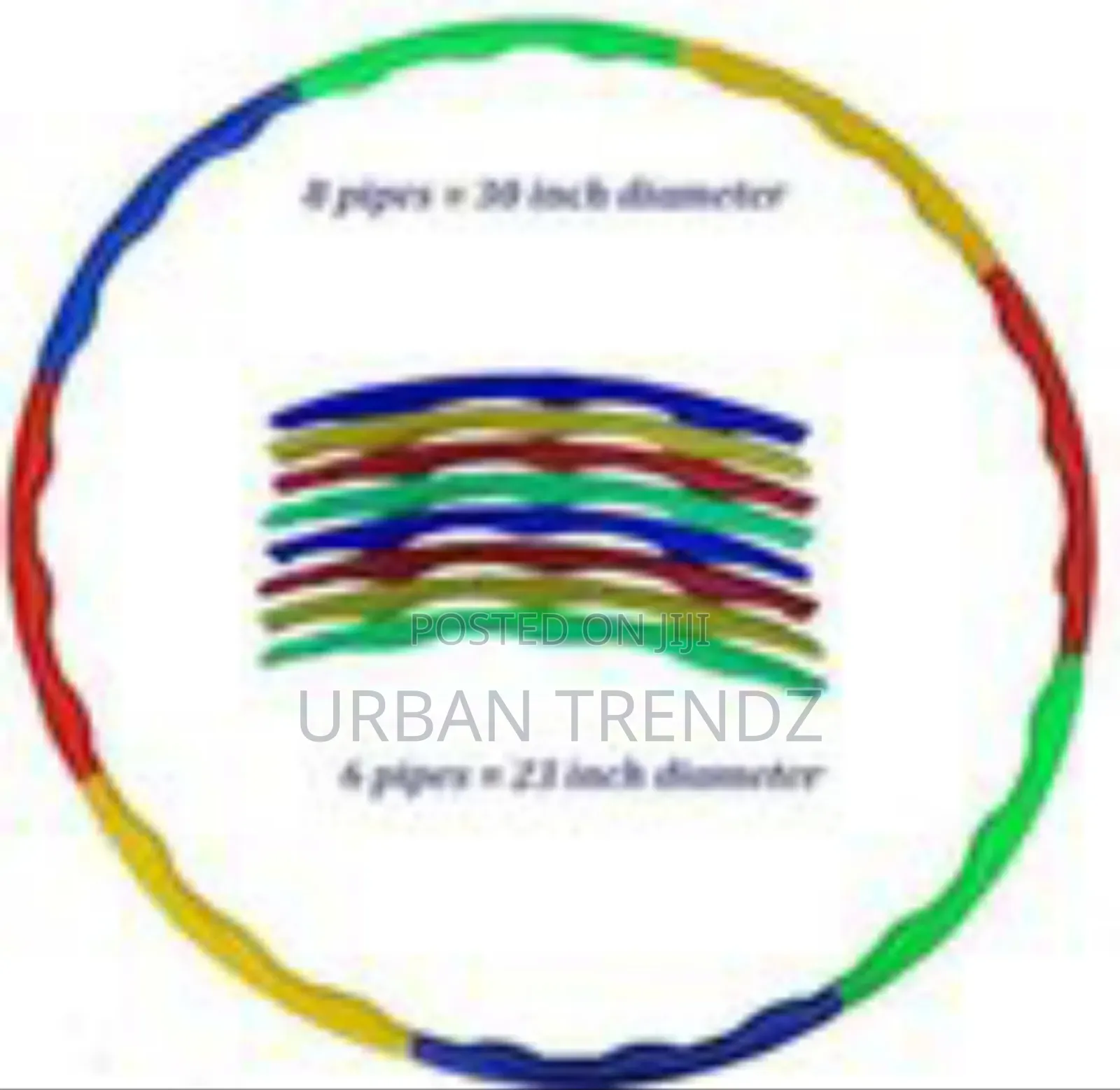 Fitness Weighted Hula Hoop for Exercise and Weight Loss (8 Pieces)