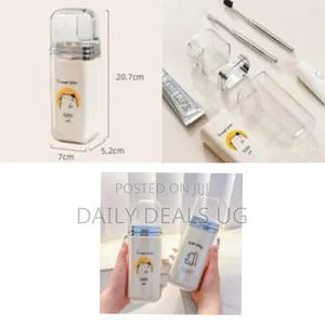 Portable Travel Toothbrush and Toothpaste Holder Set