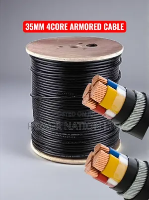 35mm Total 4core Pure Copper Armored Underground Cable
