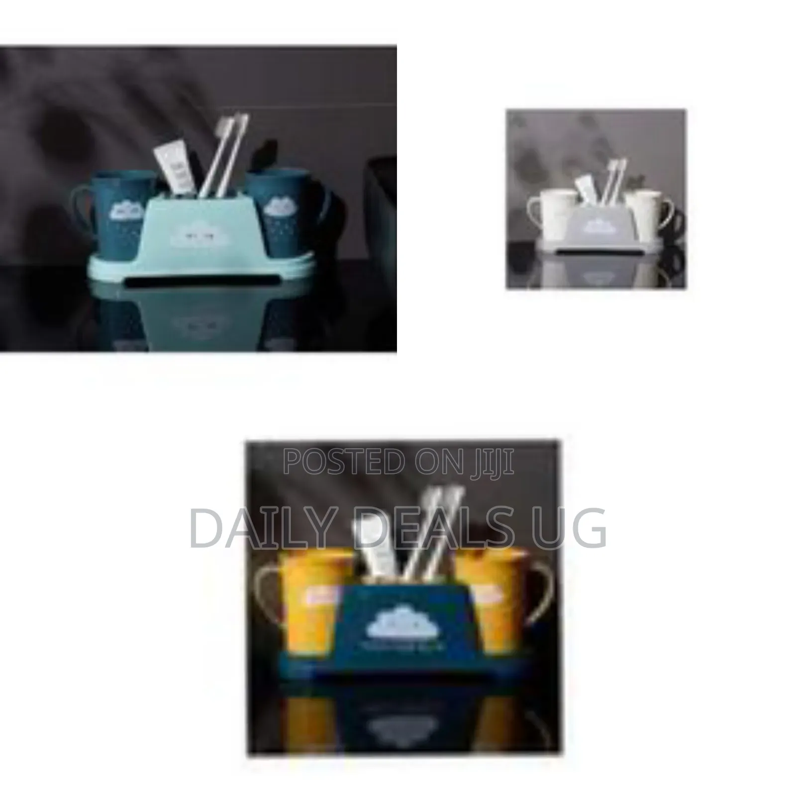 Children's Toothbrush Holder Set - Multicolor