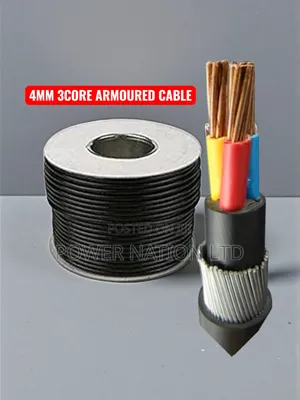 4mm 3core Pure Copper Underground Armoured Cable