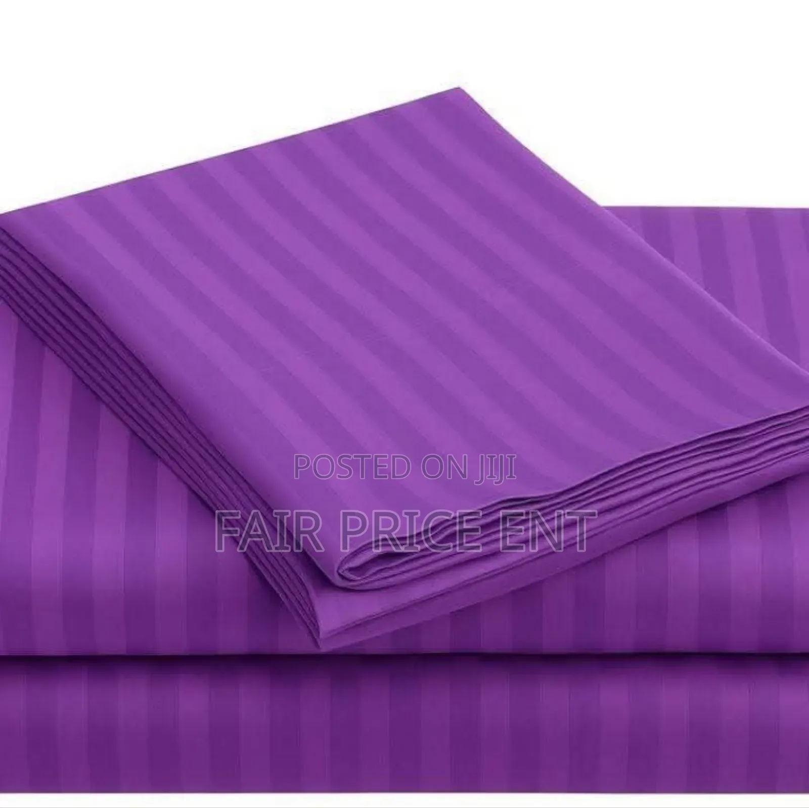 Vip Cotton Bedsheets. 4pcs. 6*6 ( Purple)