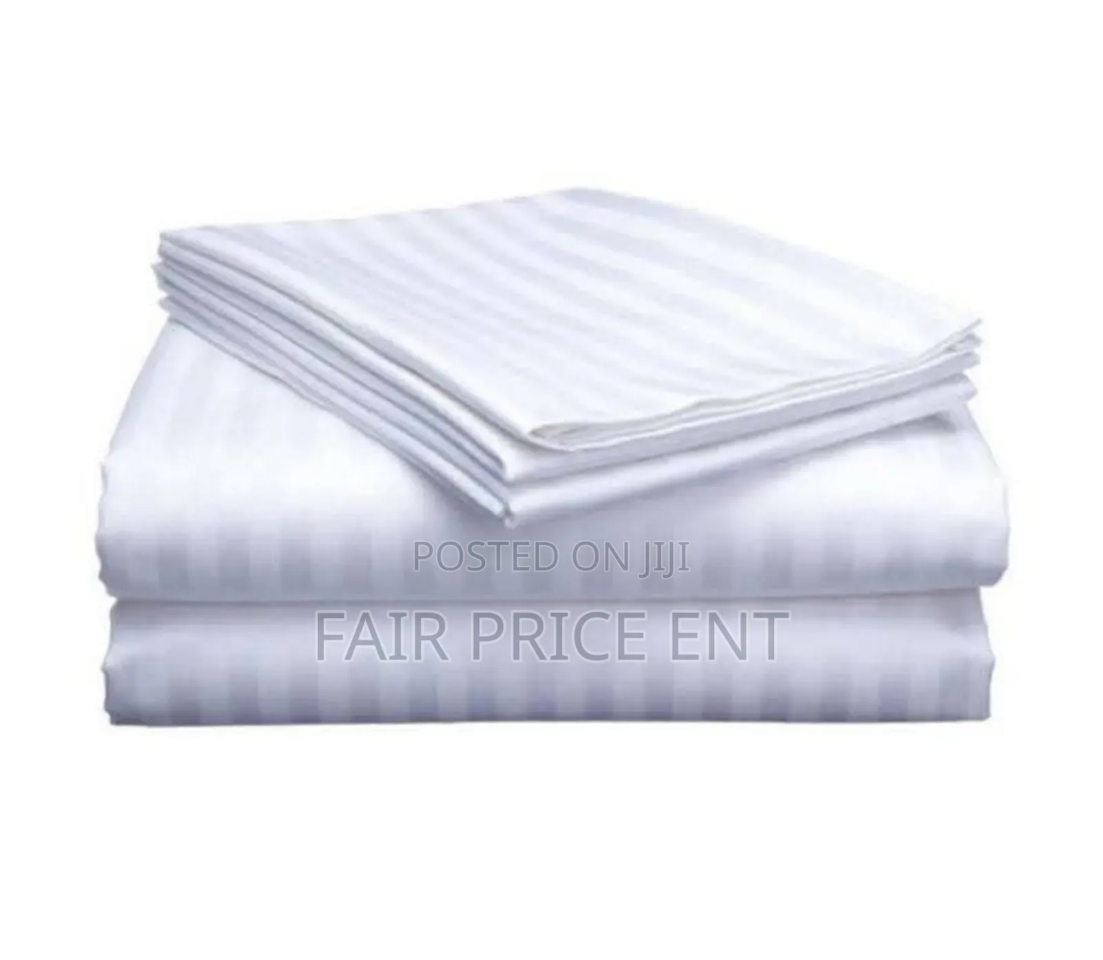 Executive Cotton Bedsheets. 5*6. ( White)