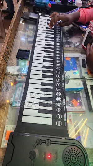 Portable 49 Key Piano Electronic Keyboard Foldable Piano Flexible