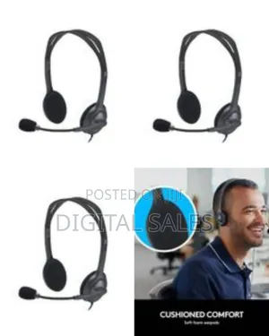H111 Logitech Wired Stereo Headsets