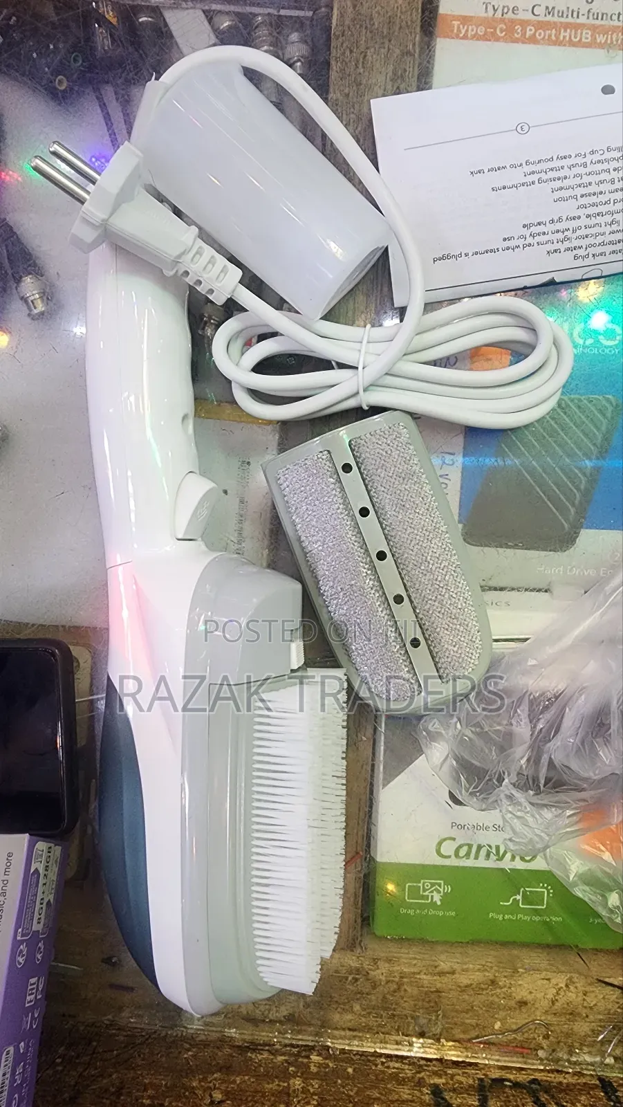 Portable Tobi Travel Garment Steamer